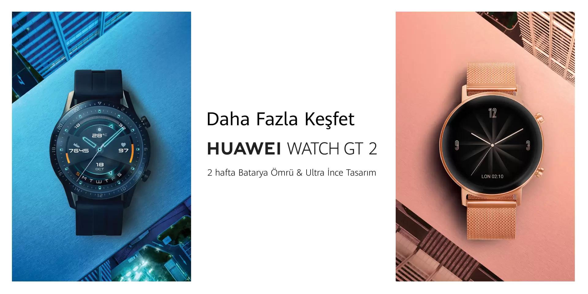 HUAWEI Watch GT 2 Ailesi İle tanışın