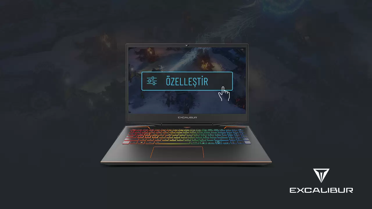 İHTİYACA GÖRE OYUN BİLGİSAYARI EXCALIBUR’DA!