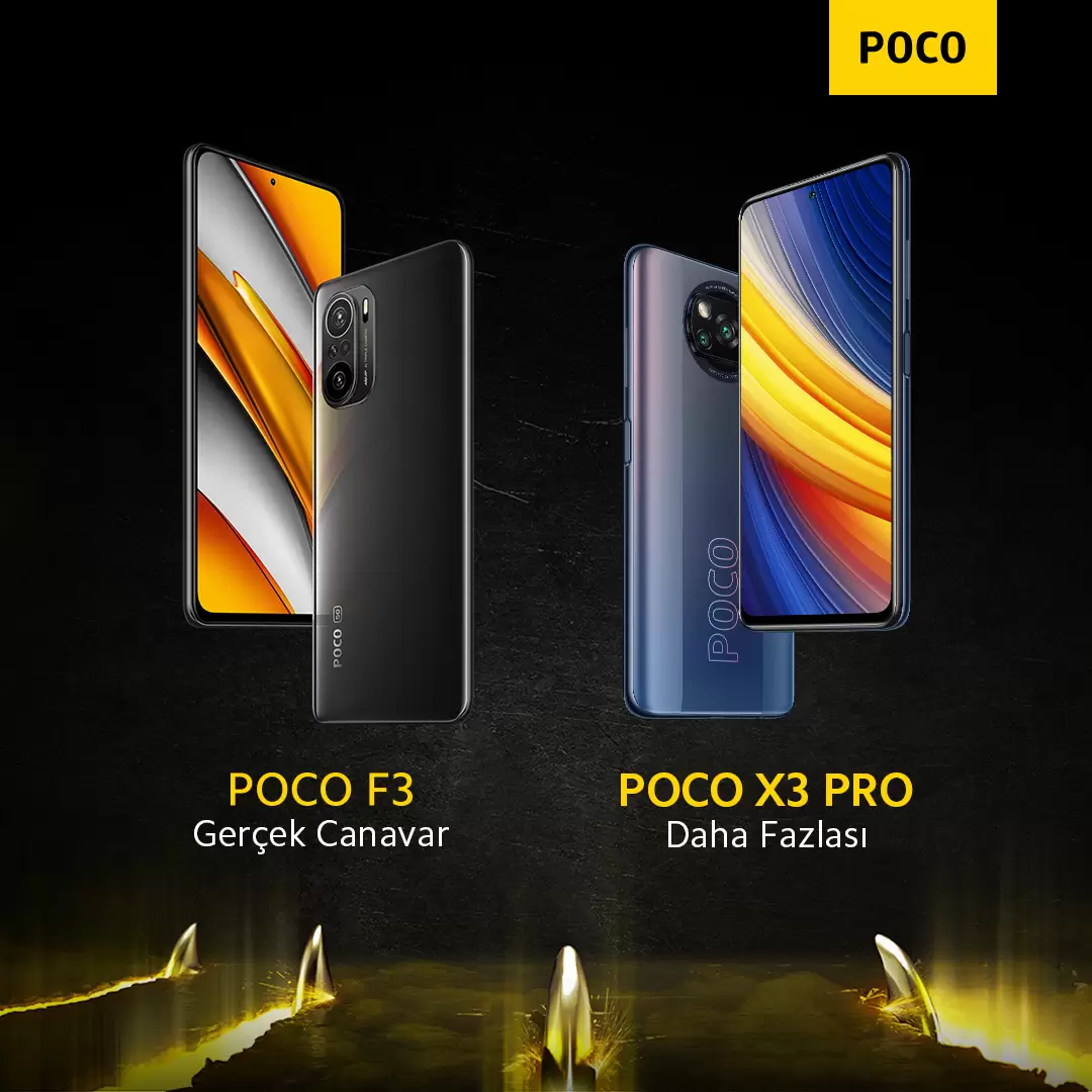 POCO F3 ve POCO X3 Pro satışa çıkıyor!