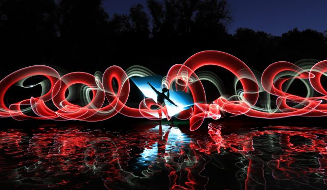 Long Exposure Light Painted Imagery With Color