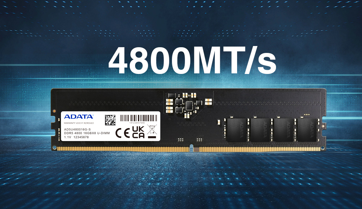 ADATA Yeni Nesil DDR5-4800 Belleklerini Duyurdu