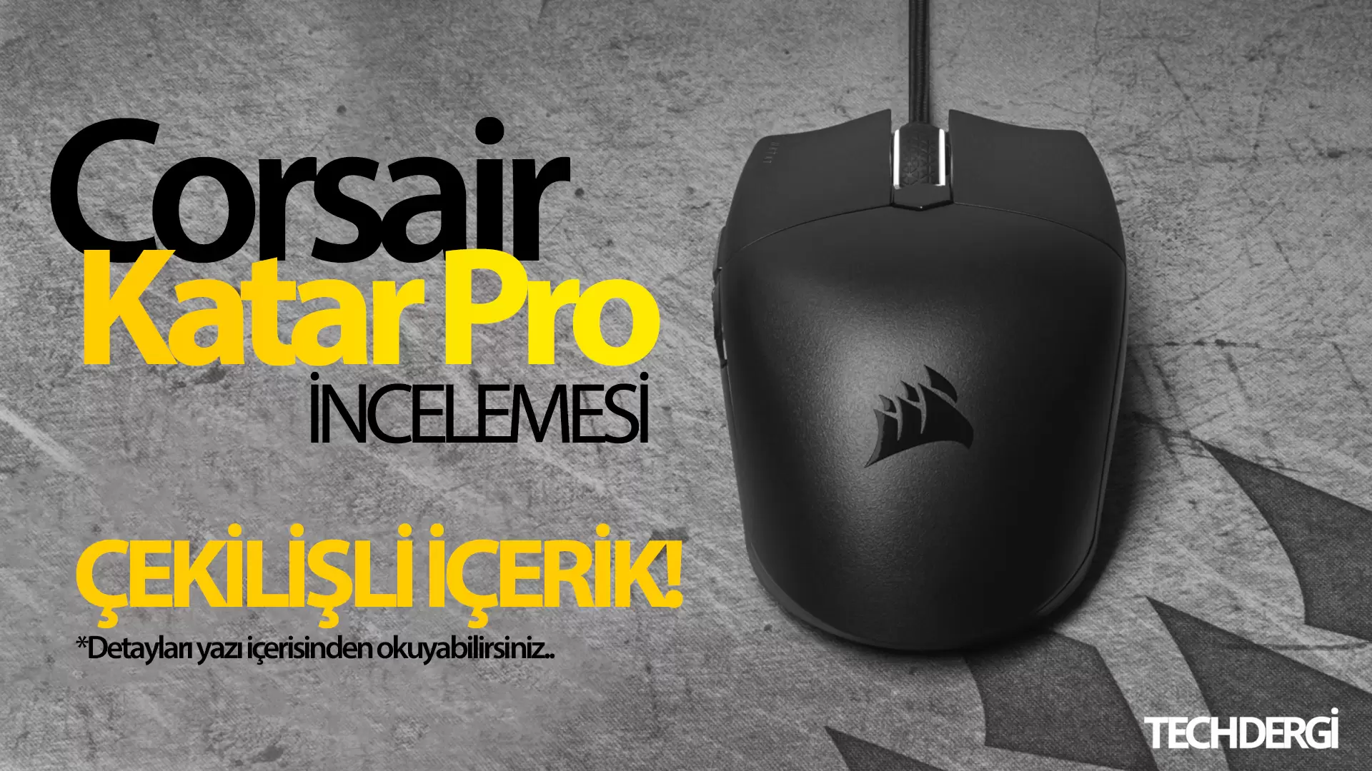 Corsair Katar Pro Oyuncu Faresi [İnceleme]