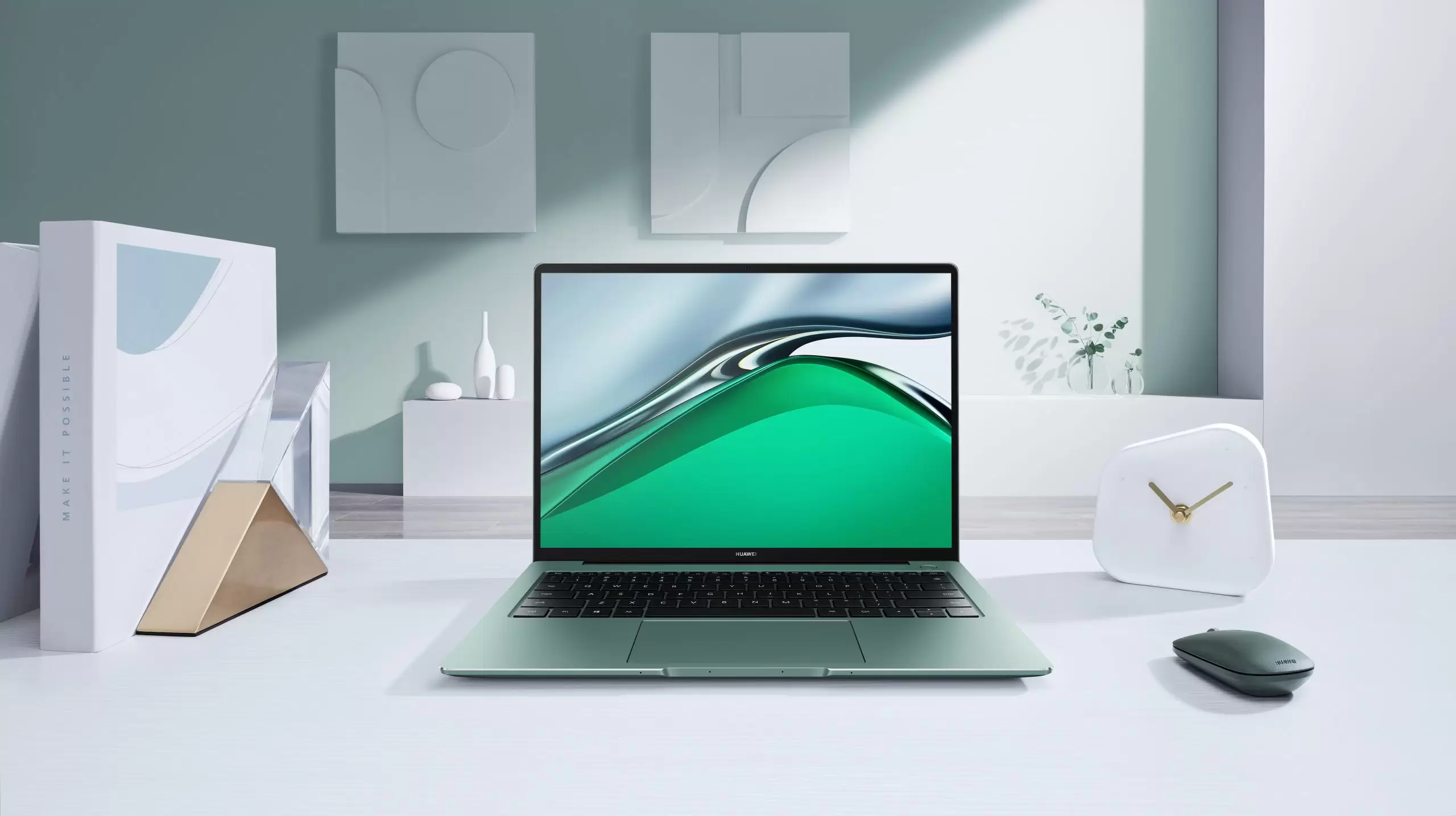 MateBook 14s masa üzerinde görüntüsü