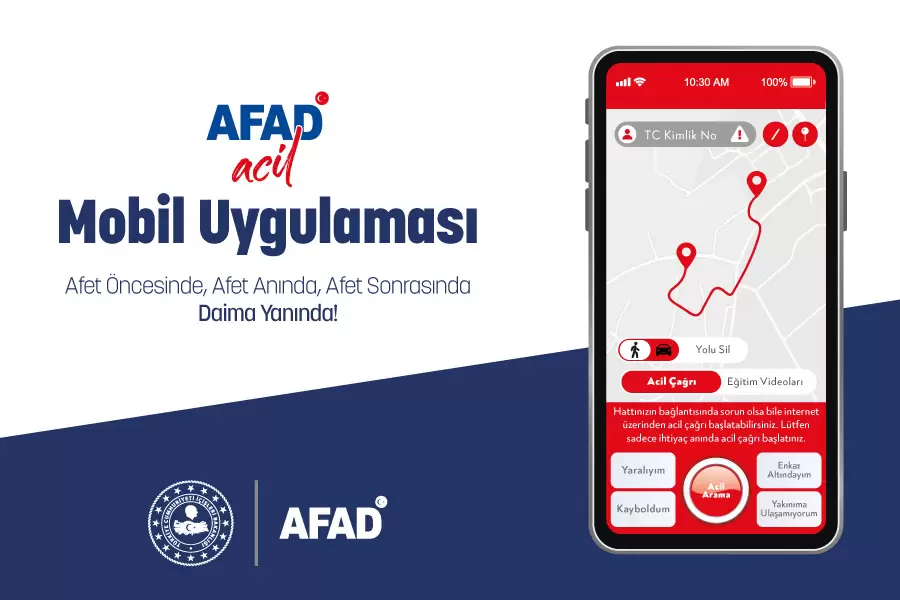 afad acil mobil uygulaması