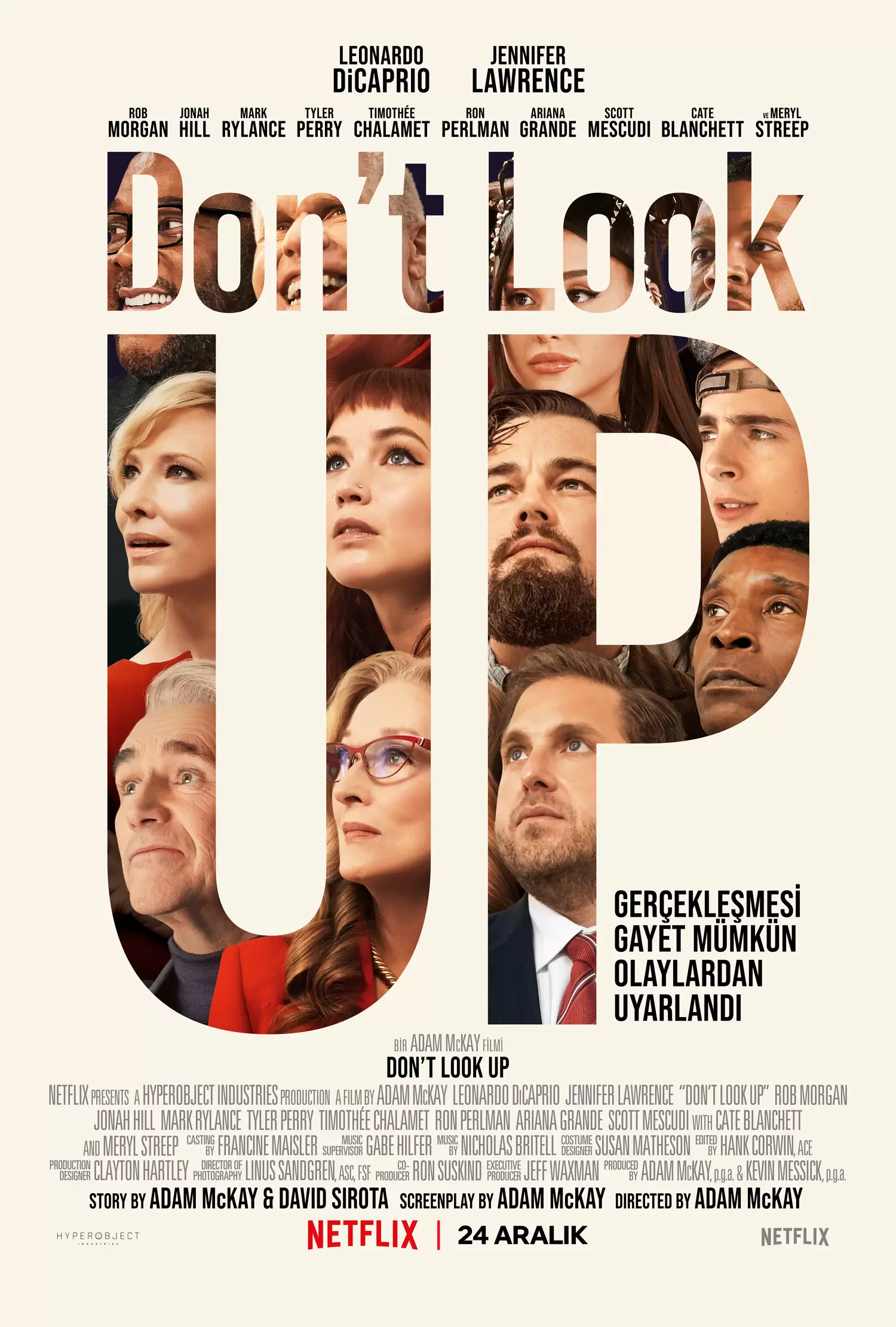 NETFLIX, ADAM MCKAY’İN YENİ FİLMİ DON’T LOOK UP’IN FRAGMANINI PAYLAŞTI