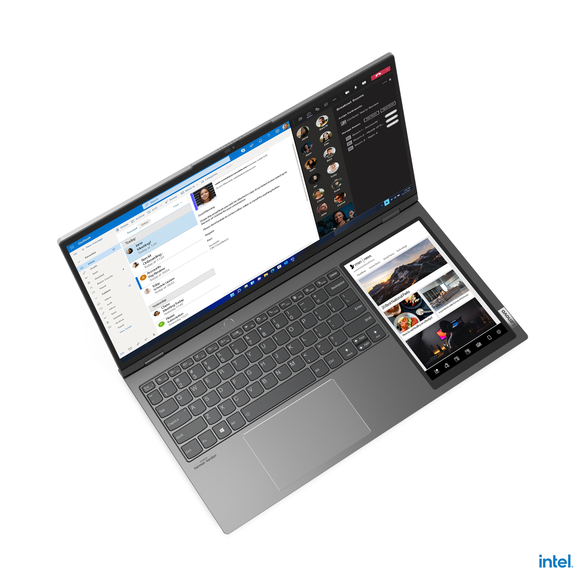 1641475848 04 ThinkBook Plus Gen 3 Hero Front Facing Left Top