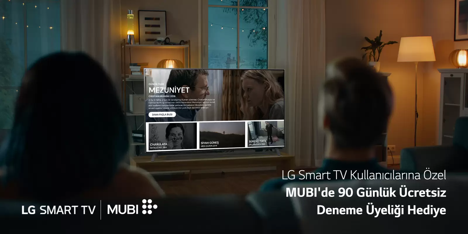 LG Smart TV kullanıcılarına özel MUBI’de 90 günlük ücretsiz deneme üyeliği