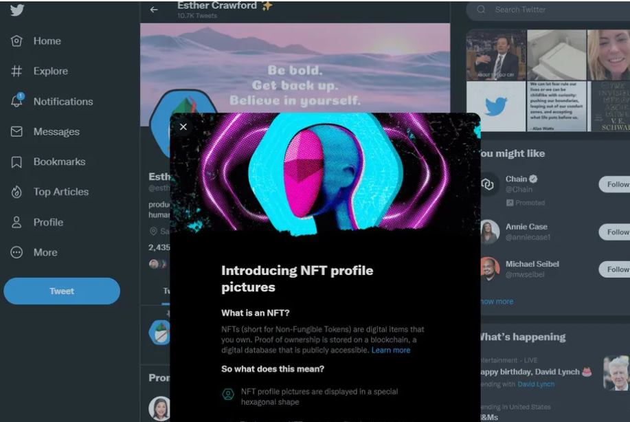 Twitter’a NFT Profil Resmi Özelliği Geldi!