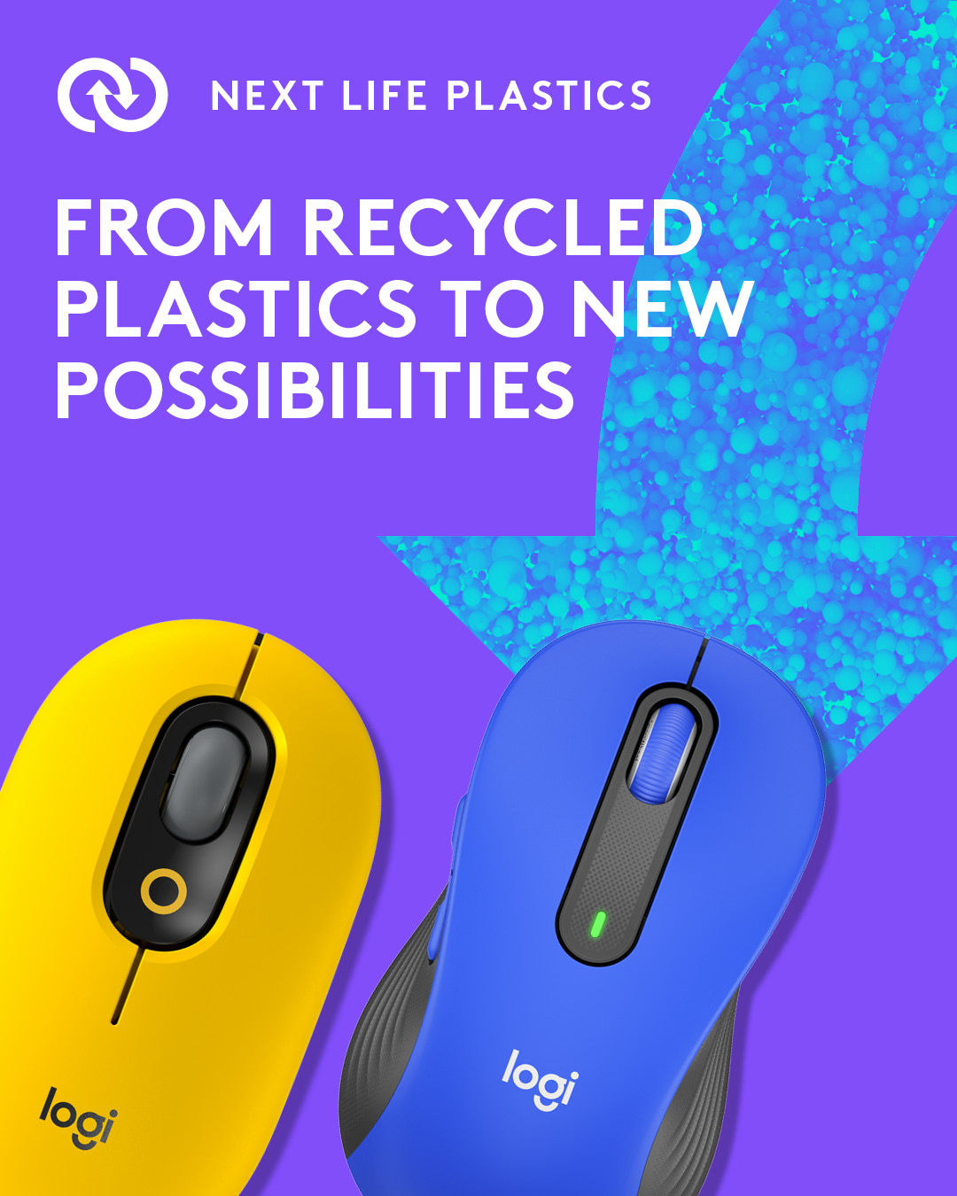 Logitech, Ürünlerinde Geri Dönüştürülmüş Plastik Kullanımını  Artırıyor
