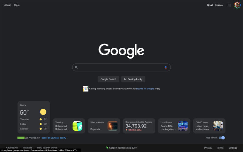 GOOGLE ARAMA PENCERESI