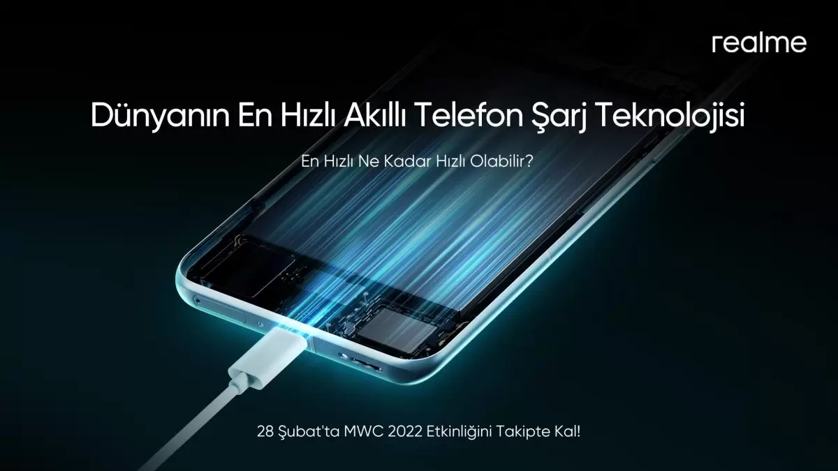 Realme “En Hızlı Şarj” Teknolojisiyle Geliyor