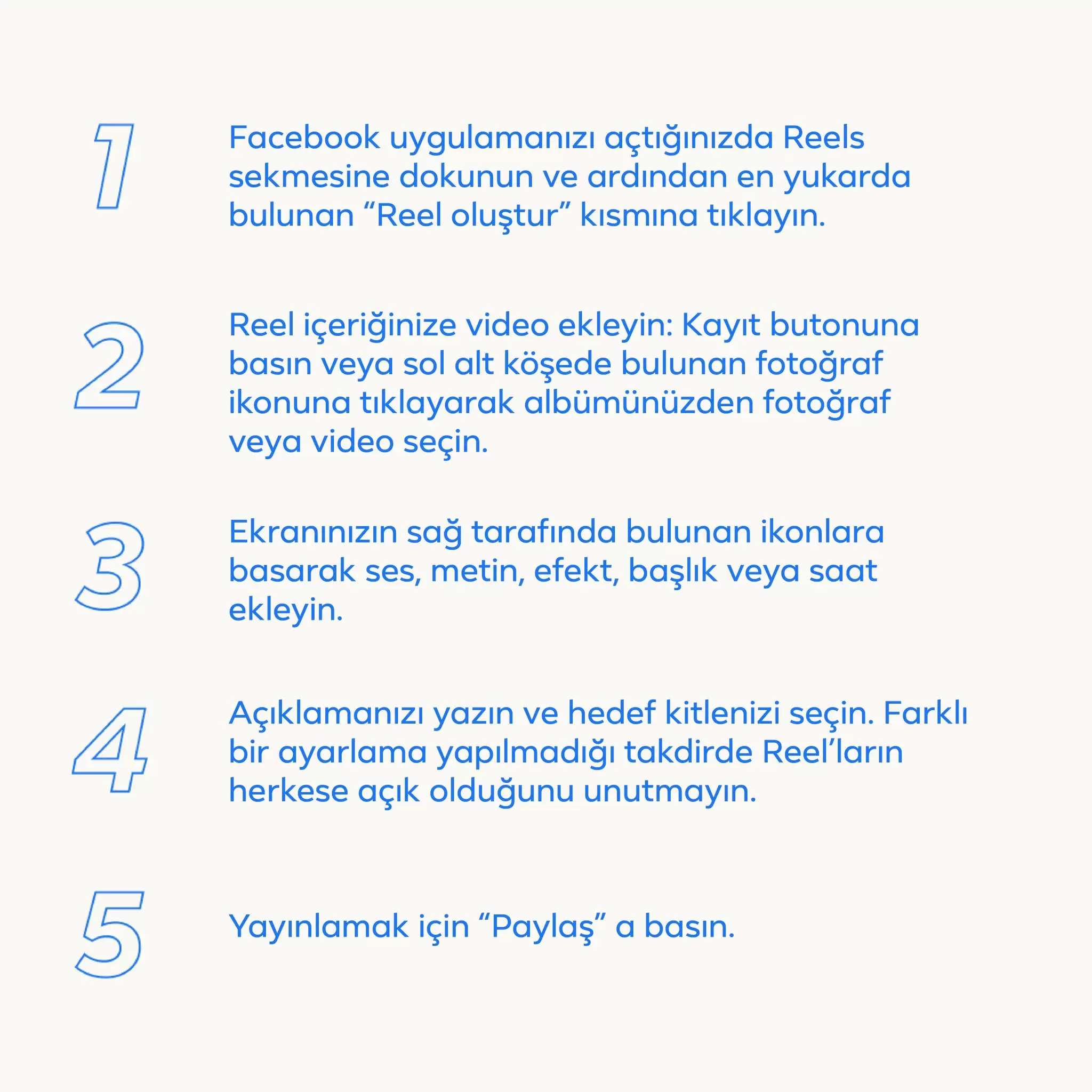 REELS NASIL YAPILIR