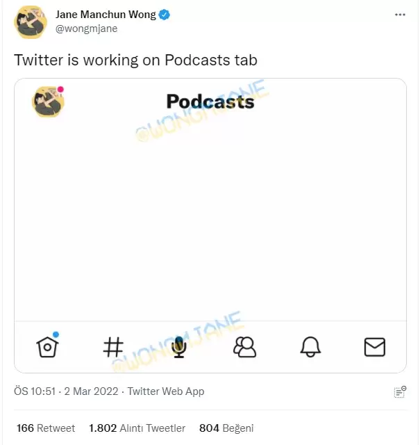 Twitter, Bu Sefer “Podcast” Sekmesini Test Ediyor