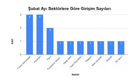 Türkiye'de Şubat Ayı Startup Verileri!