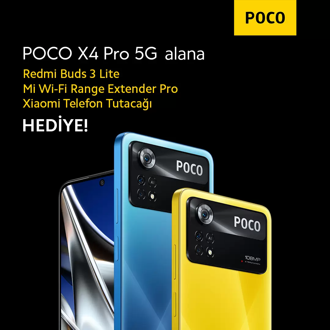 Amiral gemisi düzeyinde bir deneyim için en doğru adres POCO X4 Pro 5G