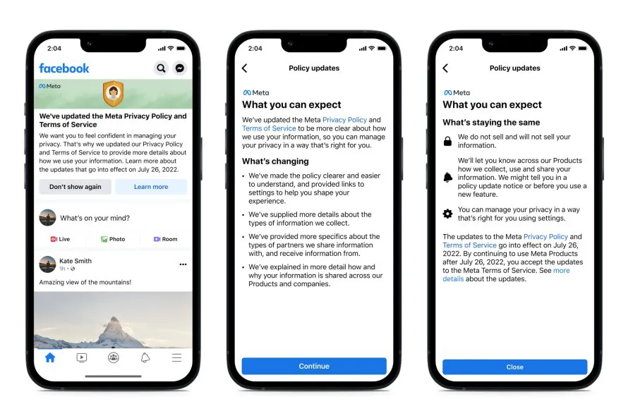 Meta, gizlilik politikasını yeniden yazıyor
