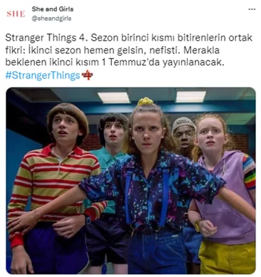 Twitter’da Stranger Things ile İlgili İlk 4 Günde 7 Milyondan Fazla Tweet