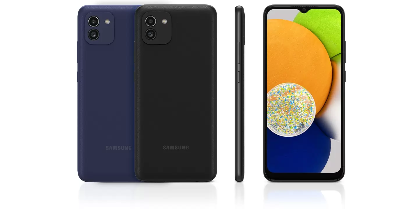 Samsung Galaxy A03 renk seçenekleri
