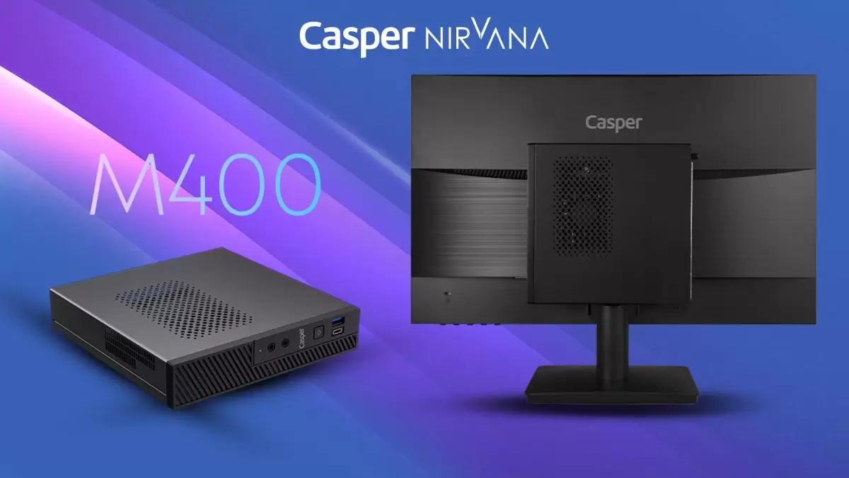 Casper’ın yeni iş bilgisayarı Nirvana M400 satışa çıktı