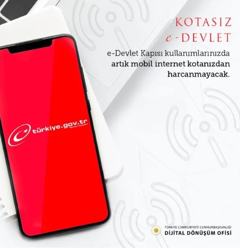 E-Devlet artık mobil internet kotanızdan harcamayacak