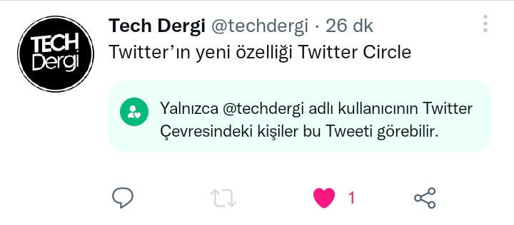 Twitter Circle özelliği Twitter çevre ekleme