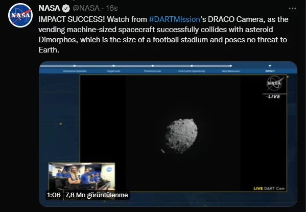 NASA tweet
