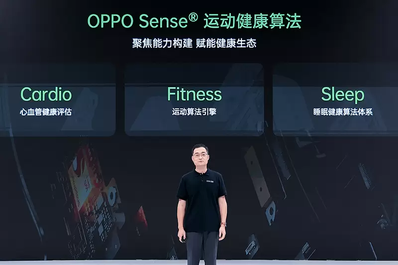 OPPO Developer Conference etkinliğinde oppo sense sağlık uygulaması hakkında