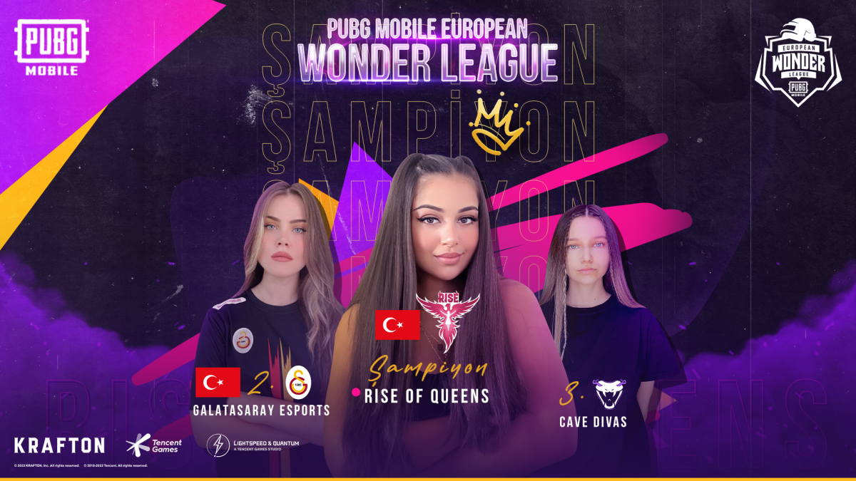 PUBG MOBILE kadınlar turnuvasında Türk takımı şampiyon oldu