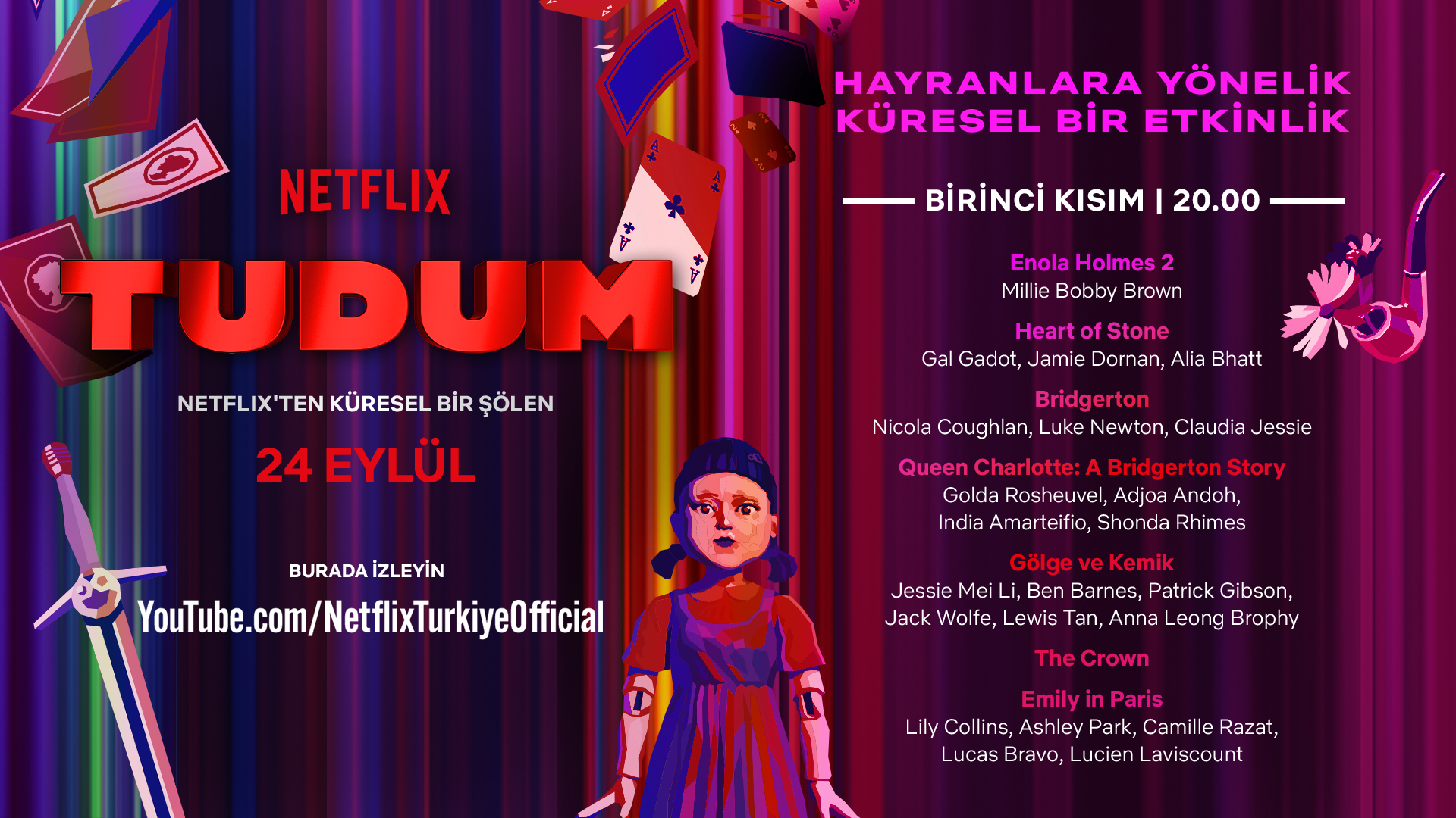 NETFLIX, küresel bir şölen’in programını açıkladı