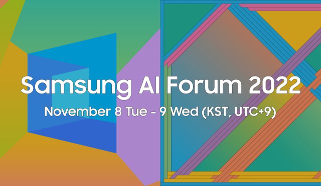 Samsung AI Forum 2022