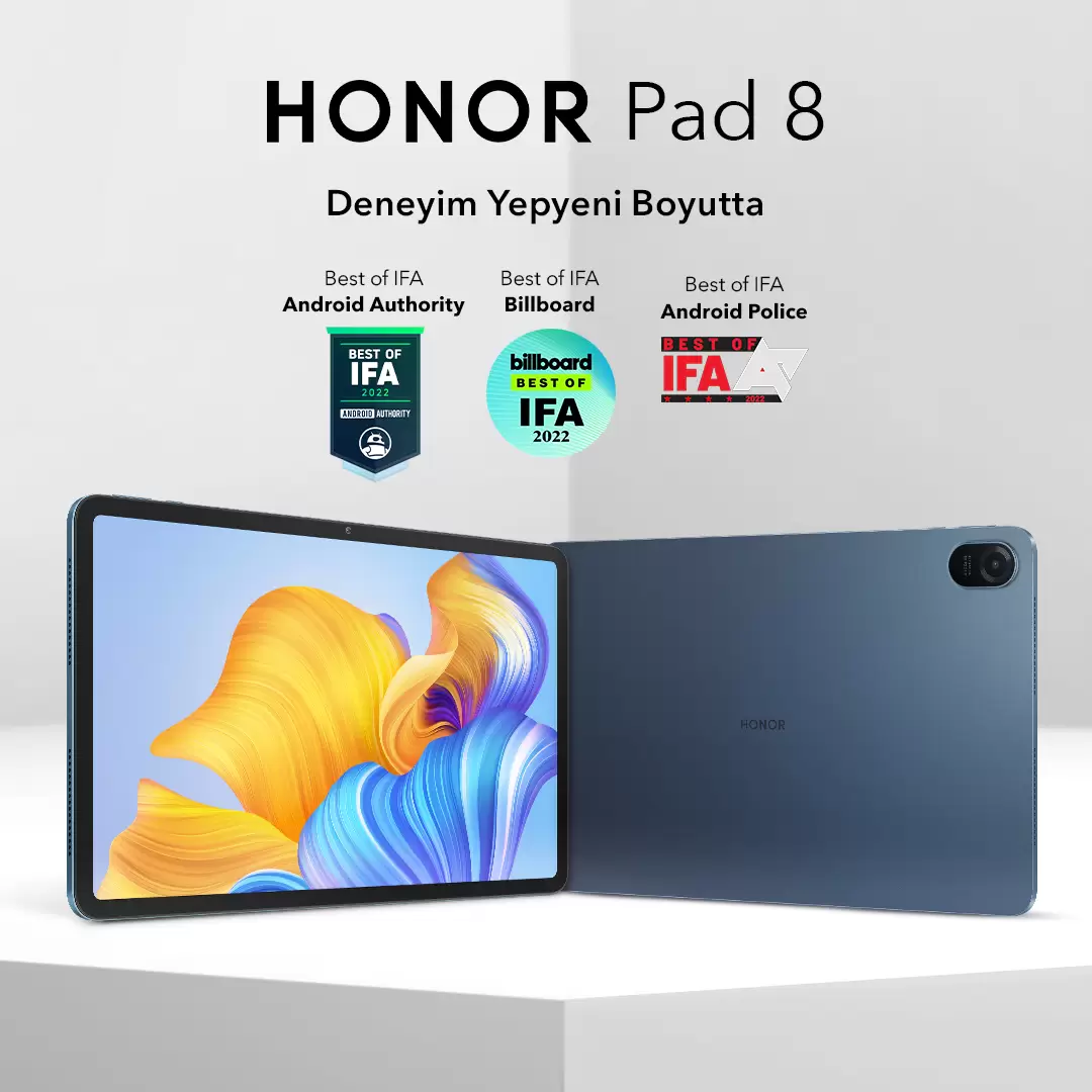 HONOR Pad 8 Türkiye'de satışa çıktı!