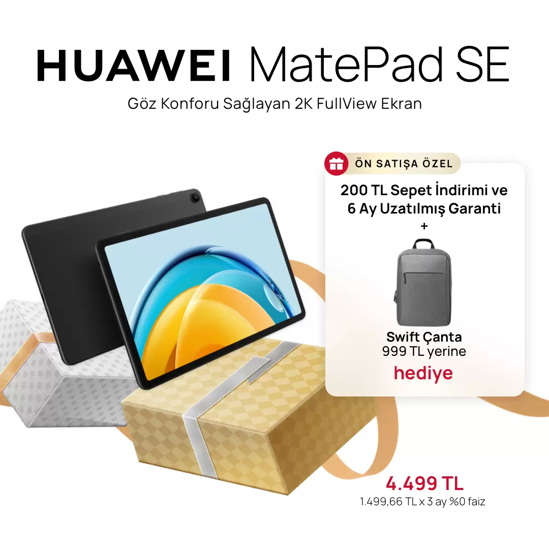 HUAWEI MatePad SE, Online Mağaza’da satışa sunuldu