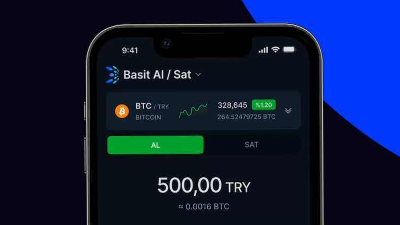 BtcTurk PRO’dan basit Al-Sat ekranı