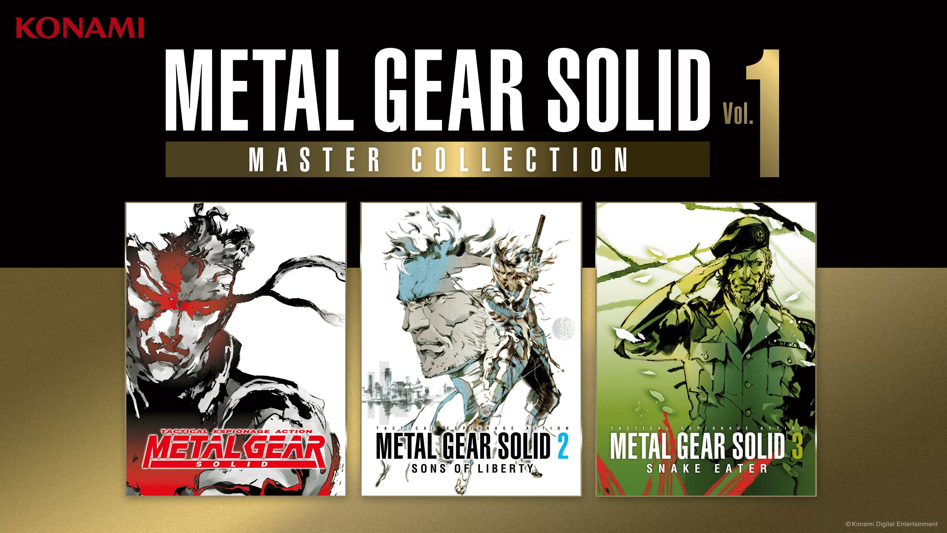 Vol. 1 koleksiyonu, METAL GEAR serisinin başlangıcını gözler önüne seren ve aşağıdaki oyunlardan oluşan bir paketten oluşuyor: