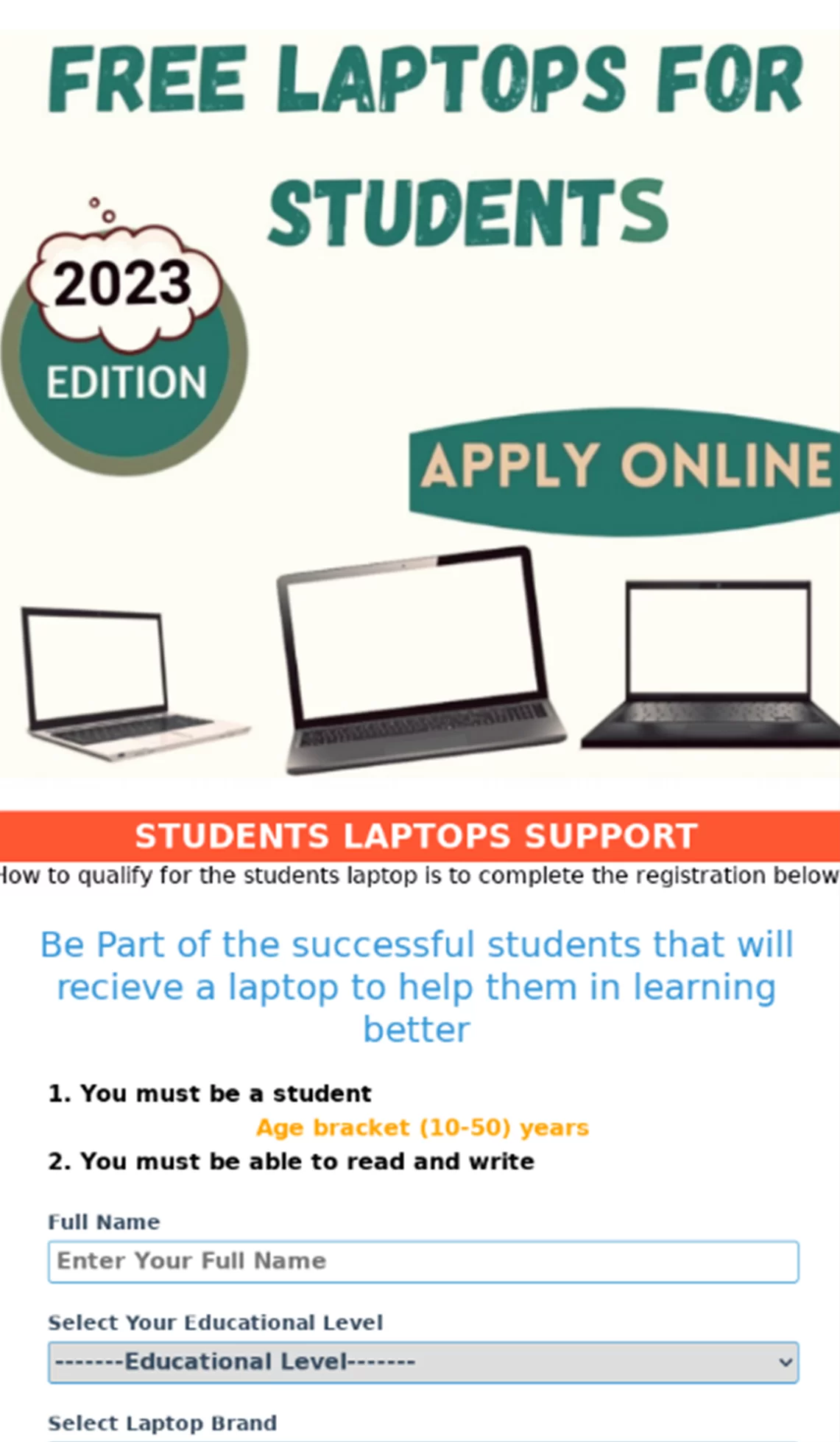 Okula Dönüş dolandırıcılığı hediye laptop