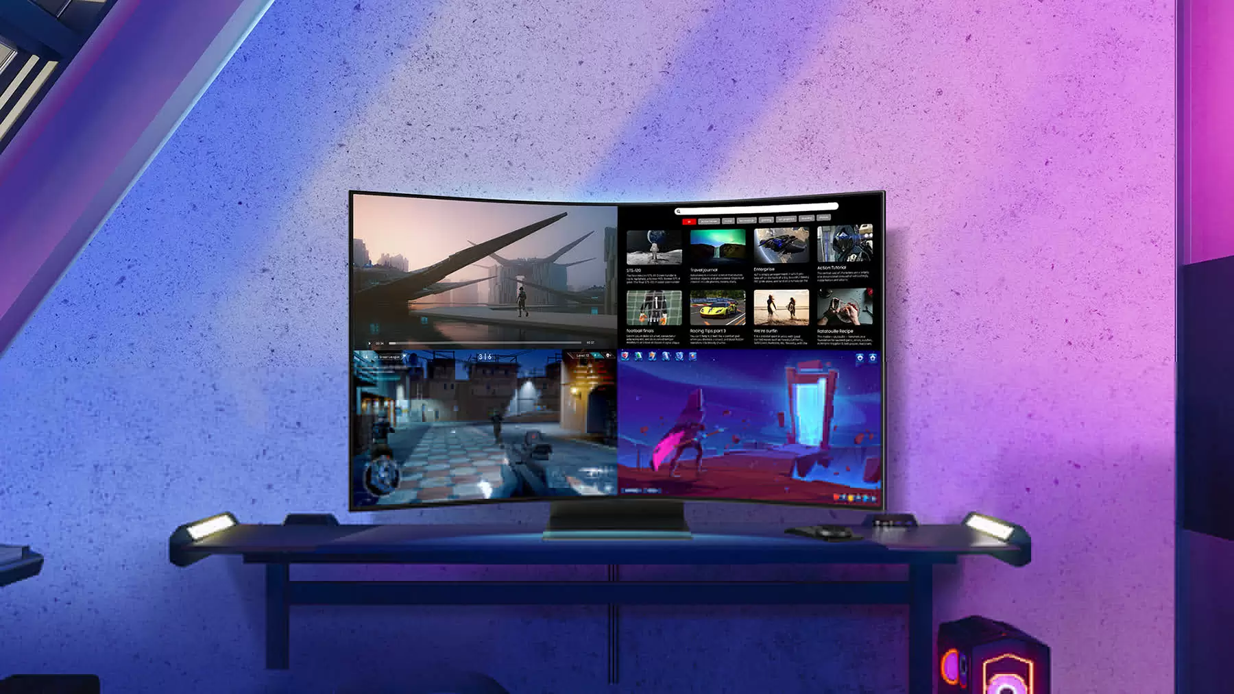 Samsung Odyssey Neo G9 57″ Oyun Monitörünü Tanıttı