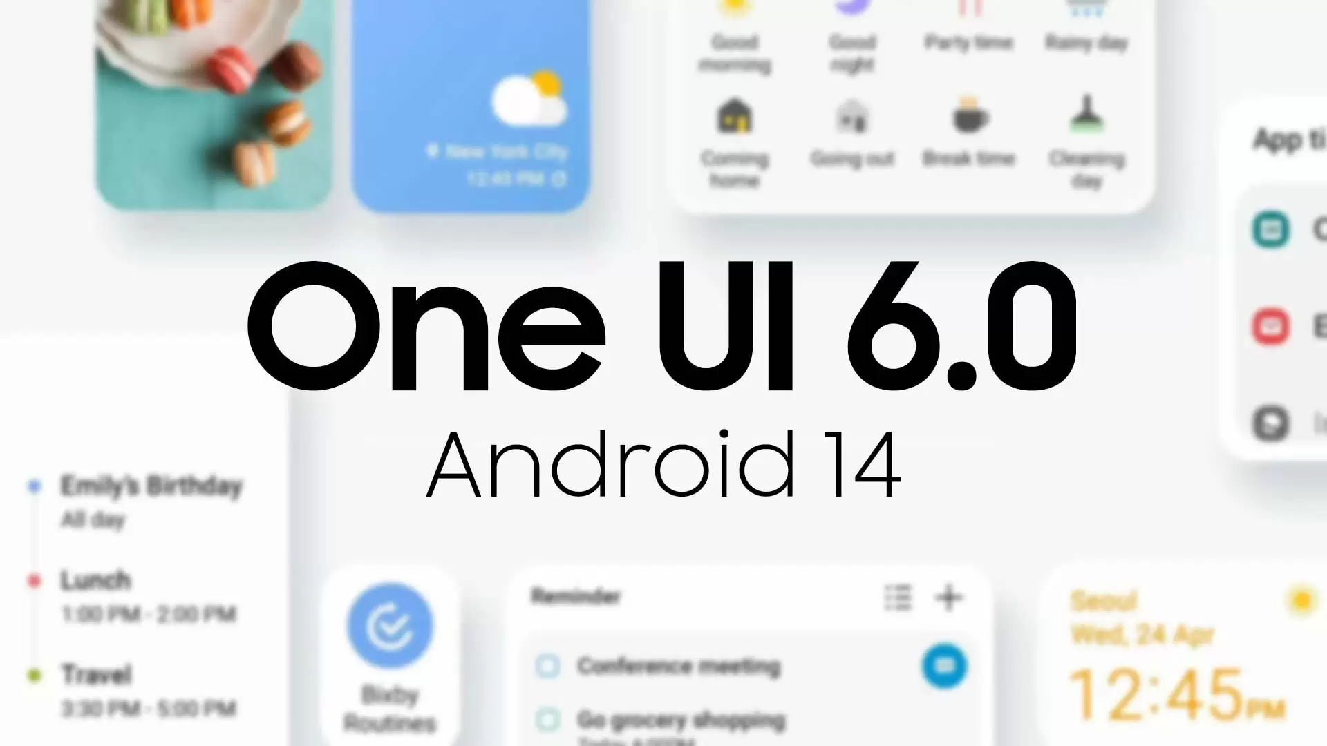 Samsung One UI 6.0 İle Android 14 Takvimine Son Şeklini Verdi!