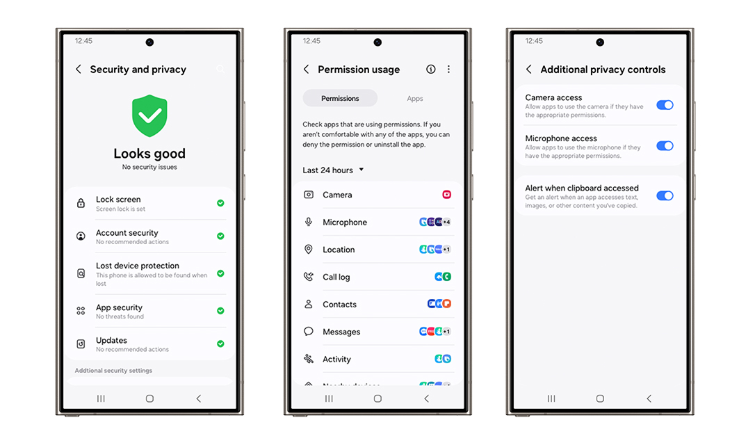 Samsung Guvenlik ve Gizlilik 3