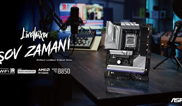 ASRock’tan Yeni AMD B850 Serisi Anakartlar