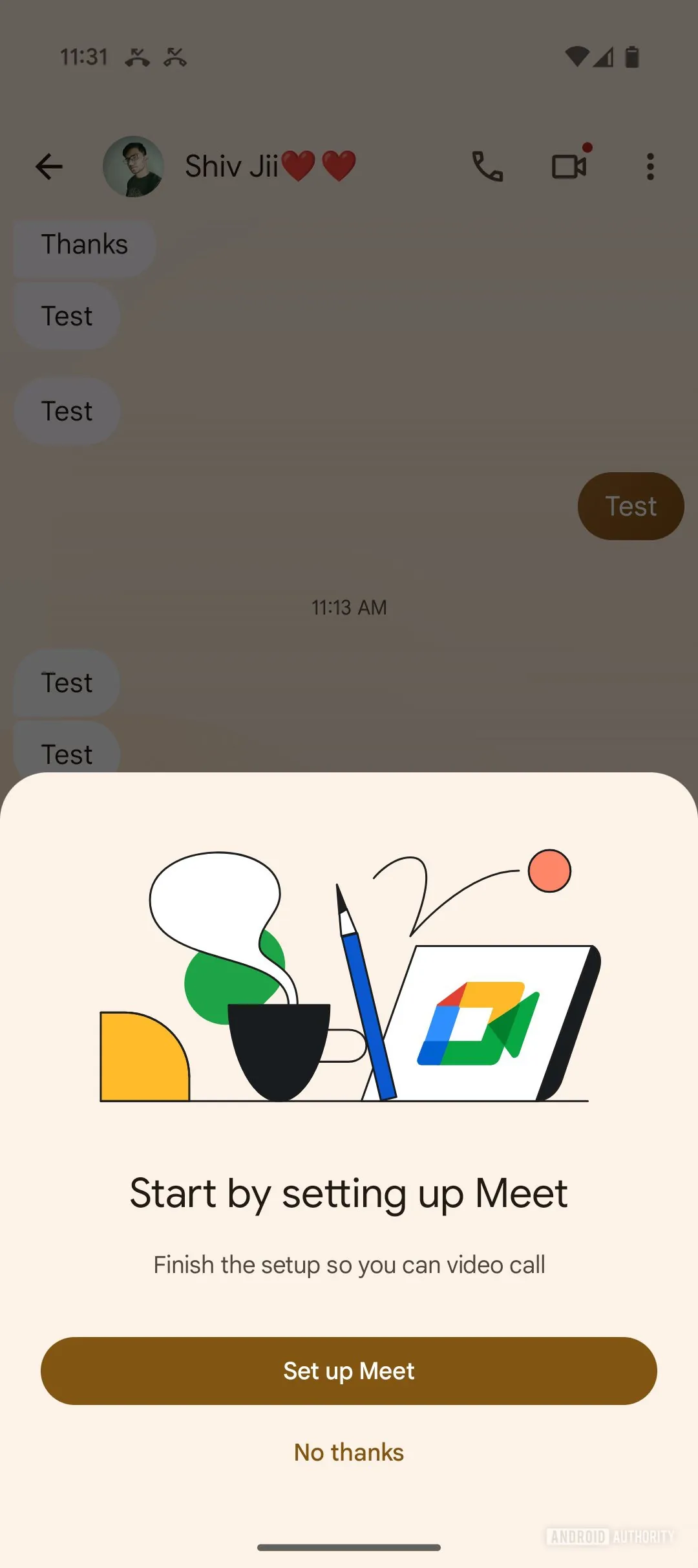 Google Messages Video call options.jpg