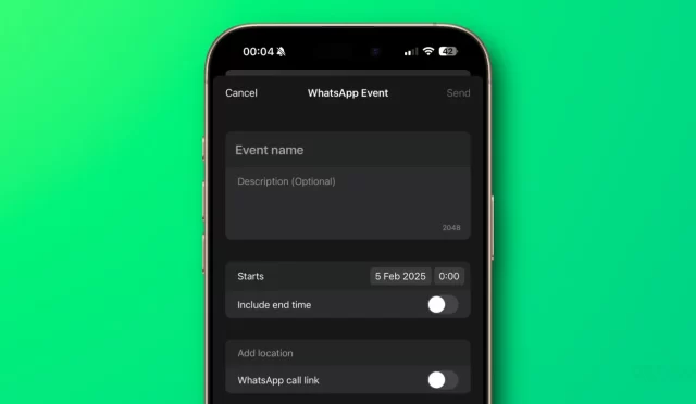 WhatsApp’a Sohbetlerde Etkinlik Planlama Özelliği Geliyor!