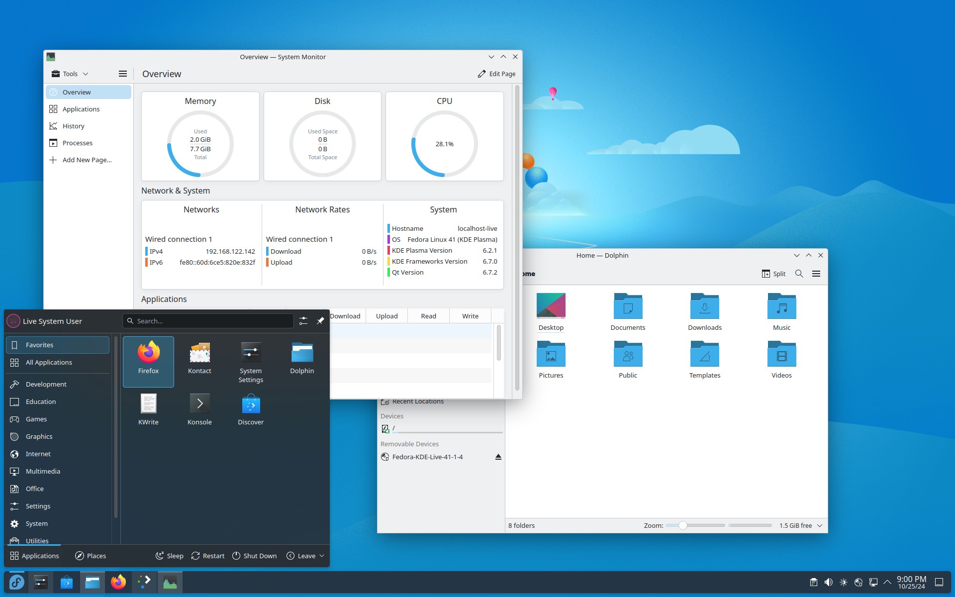 screenshot kde