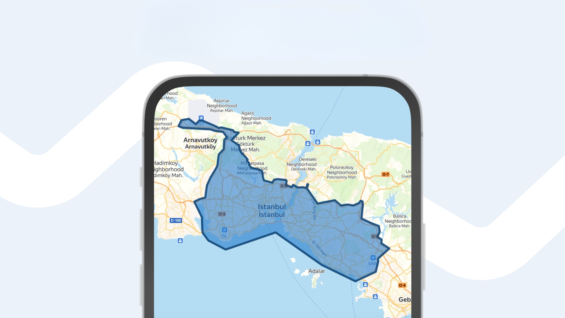 yandex map istanbul