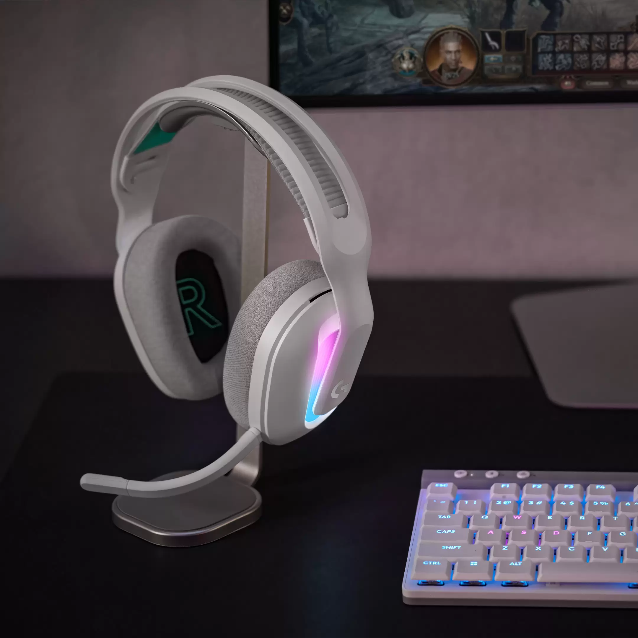 logitech g g522 lightspeed beyaz1