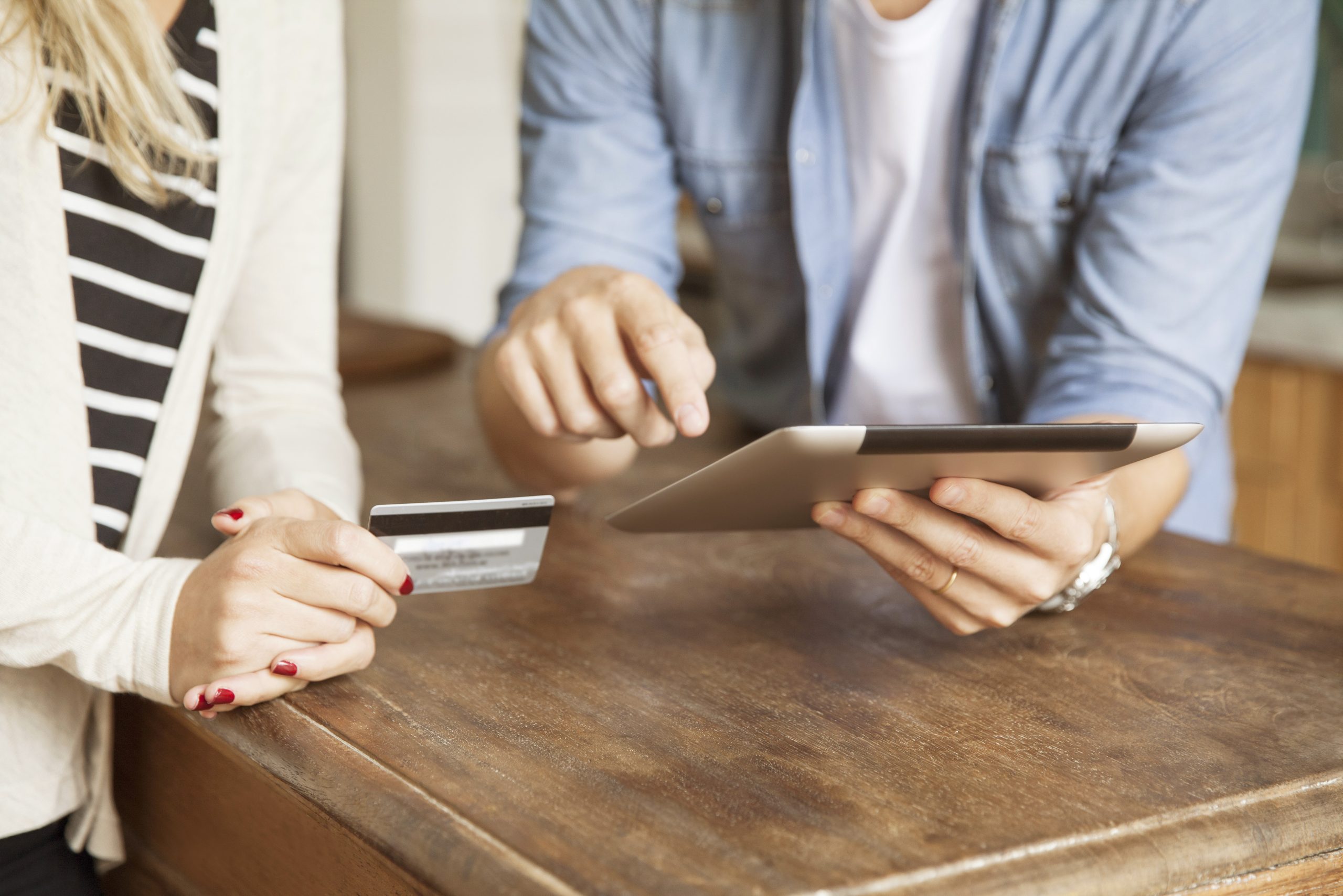Demonstrating online banking