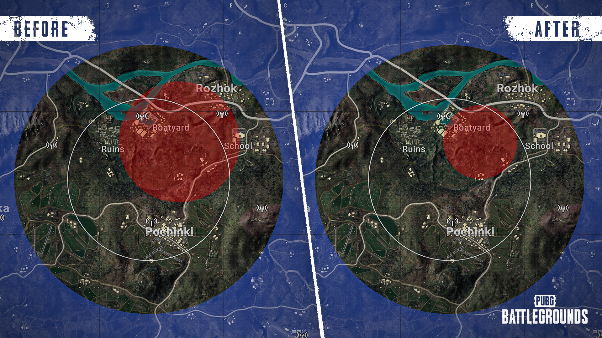 pubg 36 1 guncellemesi red zone