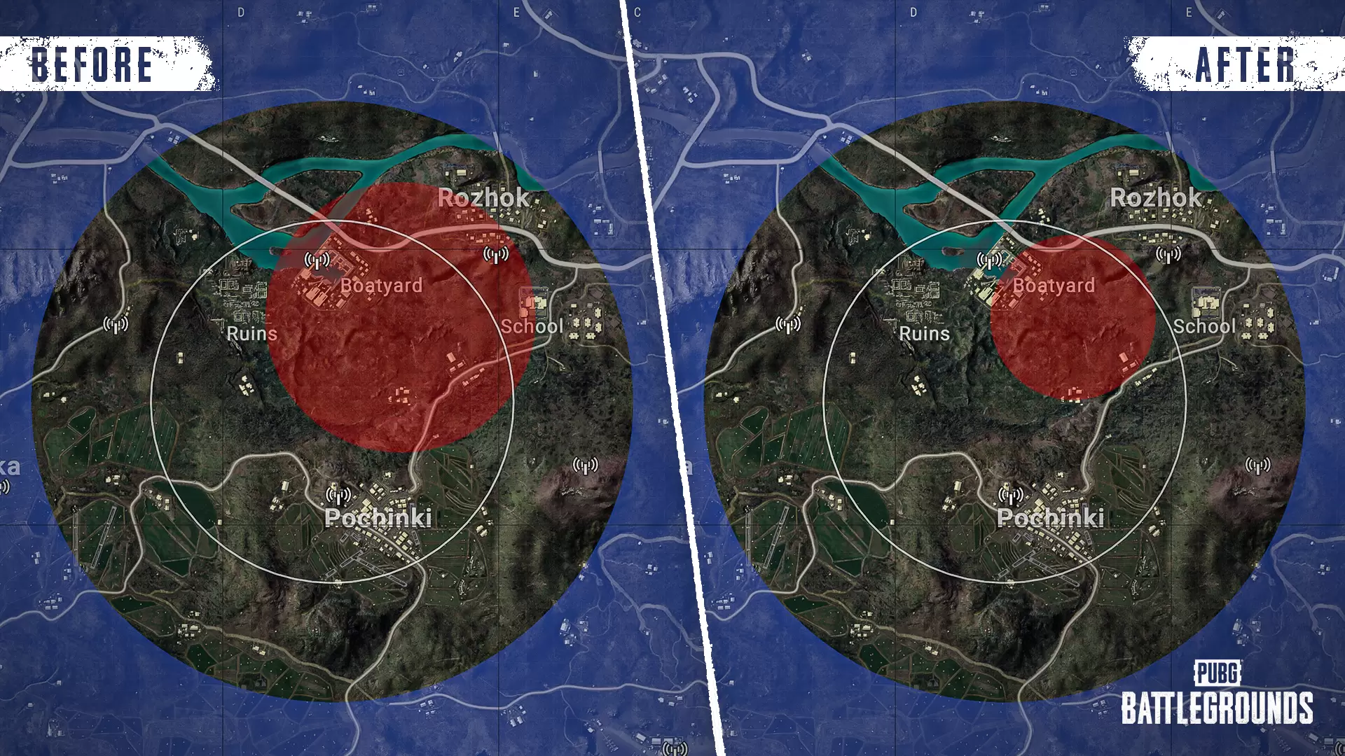 pubg 36 1 guncellemesi red zone