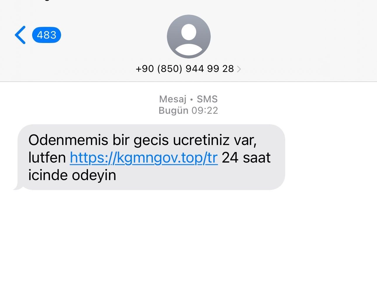 hgs dolandiricligi sms edited