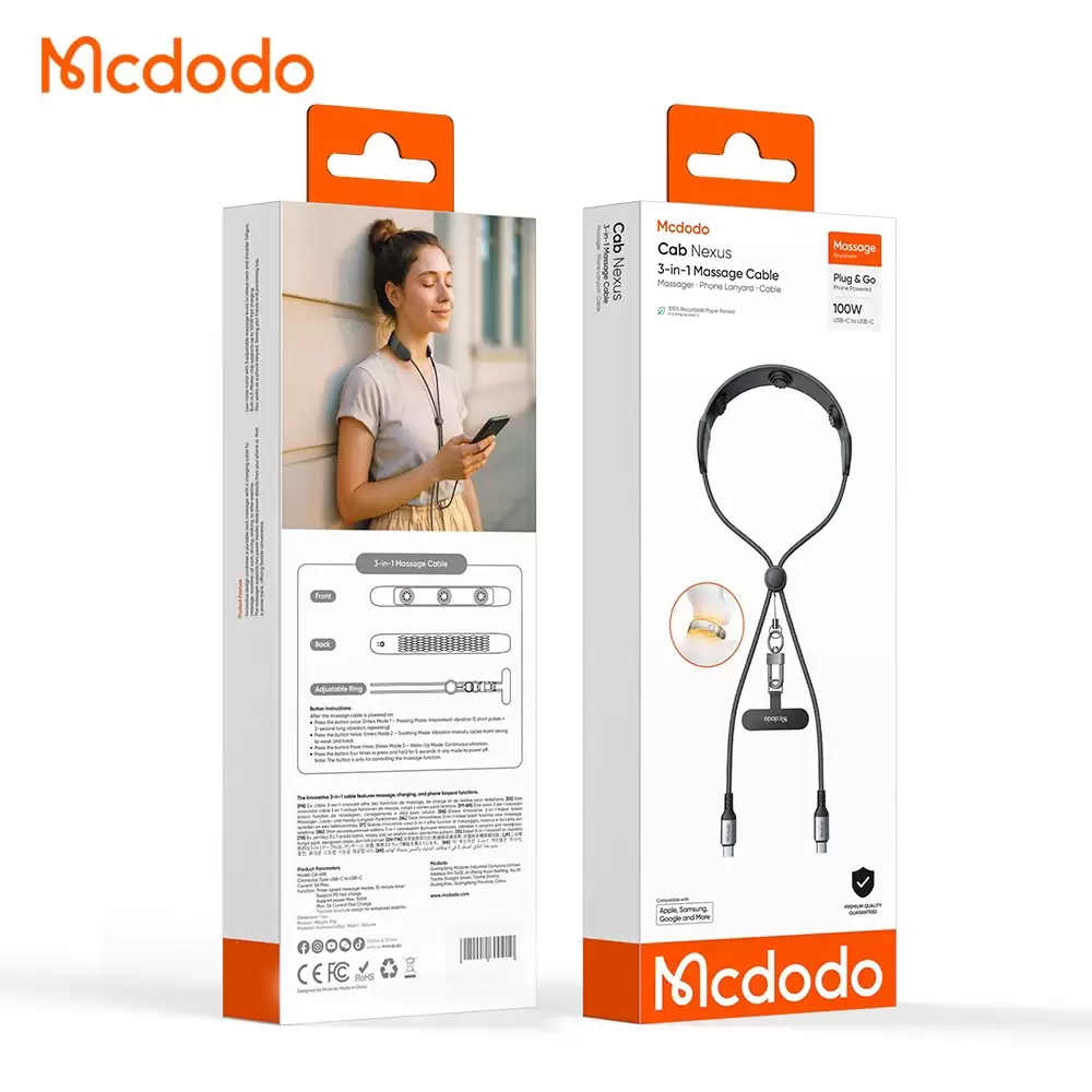 mcdodo boyun masajli kablo3