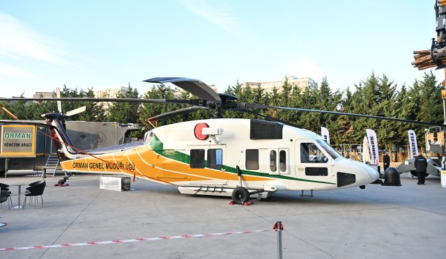Türkiye’nin İlk Yerli Yangın Helikopteri T925 Tanıtıldı